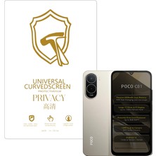 Microcase Xm Poco C81 ile Uyumlu Privacy Gizlilik Filtreli Hayalet Nano Ekran KORUYUCU-EKM110