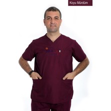 İba Medikal Terikoton Takım (Unisex) Koyu Mürdüm