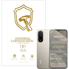 Microcase Xm Poco C81 ile Uyumlu Full Tpu Nano Ön Ekran Koruma Filmi - EKM101