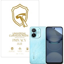 Microcase Tecno Spark 30C 5g ile Uyumlu Privacy Gizlilik Filtreli Hayalet Nano Ekran KORUYUCU-EKM110