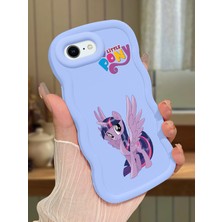Ucuc iPhone 7/8/se 2020 2022 Uyumlu Mavi Silikon Kılıf Kamera Korumalı Darbe Emici Tasarım Şık Baskı Kılıf