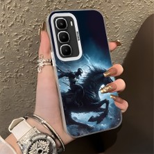 Ucuc Infinix Hot 60I Uyumlu Sert Akrilik Arka Silikon Kenar Lens Koruma Kılıf