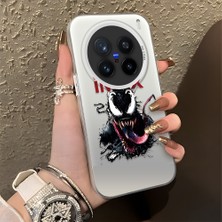 Ucuc Vivo X200 Pro Uyumlu Sert Akrilik Arka Silikon Kenar Lens Koruma Şık Baskı Kılıf