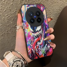 Ucuc Vivo X200 Pro Uyumlu Sert Akrilik Arka Silikon Kenar Lens Koruma Şık Baskı Kılıf