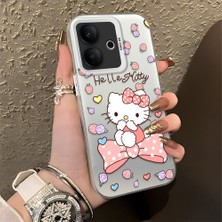 Ucuc Vivo V60 Lite 4g/5g Uyumlu Sert Akrilik Arka Silikon Kenar Lens Koruma Kılıf