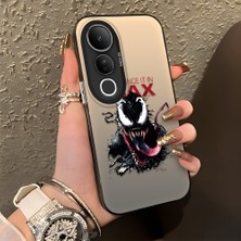 Ucuc Vivo V50 Lite 4g/5g Uyumlu Sert Akrilik Arka Silikon Kenar Lens Koruma Şık Baskı Kılıf