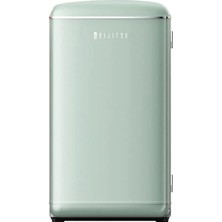 Dijitsu DB120RGR  Retro Yeşil Buzdolabı 90 - 200 L Kapasite ile Şık Tasarım ve Enerji Verimliliği Sunar