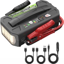 Lokithor J3250PRO 12V 3250AMP Lifepo4 Akıllı Akü Takviye + Powerbank + LED Lamba