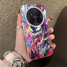 Ucuc Vivo X200 Pro Uyumlu Sert Akrilik Arka Silikon Kenar Lens Koruma Şık Baskı Kılıf
