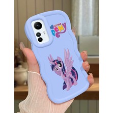 Ucuc Redmi Note 12S Uyumlu Mavi Silikon Kılıf Kamera Korumalı Darbe Emici Tasarım Şık Baskı Kılıf