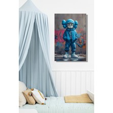 Şehber Dekoratif Dikey Kanvas Tablo Tekli Genç Odası Çocuk Odası Kreş Kaws Tarzı Pop Art 1154