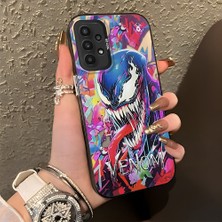Ucuc Samsung Galaxy A23 4g/5g Uyumlu Sert Akrilik Arka Silikon Kenar Lens Koruma Şık Baskı Kılıf