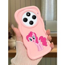 Ucuc Redmi 14C 4g/5g Uyumlu Pembe Silikon Kılıf Kamera Korumalı Darbe Emici Tasarım Şık Baskı Kılıf