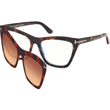 Ft 5971-B 052 54 Tom Ford Klipsli (Clip-On) Güneş Gözlüğü