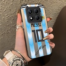 Ucuc Xiaomi Redmi Note 14 Pro 4g/5g Uyumlu Sert Akrilik Arka Silikon Kenar Lens Koruma Şık Baskı Kılıf