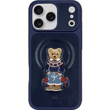 Covpor Zuckbear iPhone 17 Pro Max Kılıf 3D Figürlü Pu Deri Yüzey Manyetik Şarj Destekli Kapak Aristo