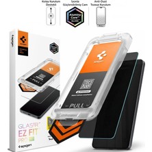Spigen Galaxy S26 Plus ile Uyumlu Kolay Kurulum Cam Ekran Koruyucu GLAS.tR EZ Fit Privacy HD Hayalet - AGL11087 (Spigen TR Garantili)