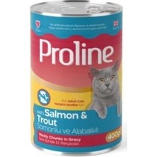 Proline Somonlu ve Alabalıklı 400 gr Yetişkin Konserve Kedi Maması