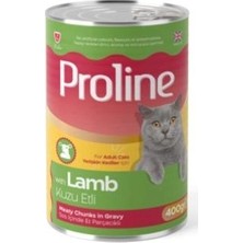 Proline Kuzu Etli 400 gr Yetişkin Konserve Kedi Maması
