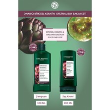 Yves Rocher Onarıcı Bitkisel Keratin  Orijinal Boy Bakım Seti- Saç Kremi 200 ml  & Şampuan 300 ml