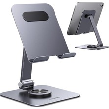 Ugreen 45860 LP894 4.7"-13" Alüminyum Alaşımlı 360 Derece Döndürülebilir Masaüstü Telefon ve Tablet Tutucu