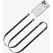 Spigen iPhone 17 Serisi ile Uyumlu Boyun Askı ipi Seti DA30L Siyah - AFA10614 (Spigen TR Garantili)