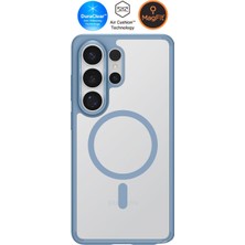 Spigen Galaxy S26 Ultra ile Uyumlu Magnet Kılıf Ultra Hybrid Mag Fit Sararmaya Dayanıklı Mavi Şeffaf Kapak - ACS11160 (Spigen TR Garantili)
