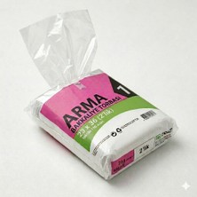 Arma Naksan Şeffaf Bakkaliye Şarküteri Torbası Poşeti 2'lik, 1 Kg 23 x 36 Cm, Ort. 190 Adet