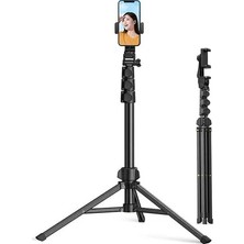 Ugreen 90235 LP377 4.7"-7.2" Ayakta Durabilen Canlı Yayın Tripodu Siyah 1.7metre