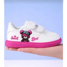 Archie Pet Sweet Pasaklı Bear Baskılı Kız Çocuk Spor Ayakkabı