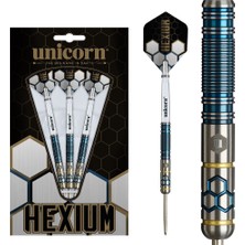 Unicorn Hexium 2 Blue & Gold % 90 Tungsten Çelik Uçlu Dart Oku
