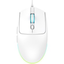 M300 Kablolu Gaming Oyuncu Mouse Fare-Hassas Hızlı Konforlu-6 Tuş Desteği-Ergonomik Tasarım-7 Farklı Renk Işık Efekti