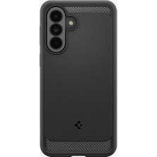 Spigen Galaxy A37 ile Uyumlu Kılıf Rugged Armor Üst Düzey Koruma Siyah Karbon Kapak - ACS09795 (Spigen TR Garantili)