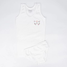 Katamino Pearly Geniş Askılı Slip-Atlet Takım - Ekru