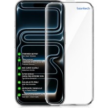 Bzontech iPhone 17 Pro Max Ile Uyumlu 300CC Yeni Nesil Çerçevesiz Tam Kaplayan Ekran Koruyucu Daraltma Yapmaz