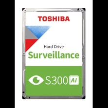 Toshiba Toshıba S300 Aı, MG10ADA800E-V, 3.5", 8tb 512MB, 7200 Rpm, 7/24 Güvenlik, Data Center, Nas, Server, HDD (Türkiye Distribütörü Garantili)
