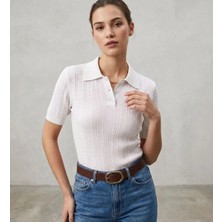 Luxetique Polo Yaka Düğmeli T-Shirt