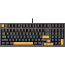 98 Mekanik Klavye Kablolu - Hot-Swap Destekli Rgb Aydınlatmalı 98 Tuş Kompakt Gaming Klavye-Oyuncu Klavyesi