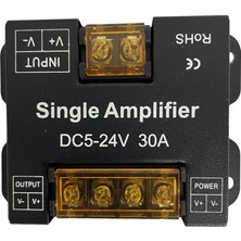 Hazar Led 5-24 Volt 30 Amper Dimmer Tek Kanal LED Amplifier Repeater (Tekrarlayıcı) Güçlendirici