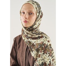 Fresh Scarfs Briony Desen Soft Viskon Şal Kahve
