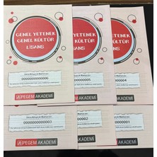 Pegem  Yayınları Türkiye Geneli Deneme Sınavları