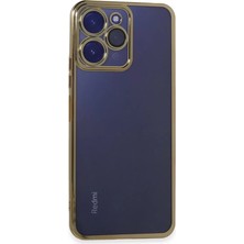 Ronanna Newface Xiaomi Redmi 12 Kılıf Razer Lensli Silikon - Gold