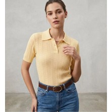 Luxetique Polo Yaka Düğmeli T-Shirt