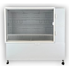 İstanbul Kafes Istanbul Kafes - Model PDM2YTSD-100T – (Tümüsalma) -Dolap – Pvc Kuş Dolabı – Dolap Kafes – Pvc Kafes – Salma Kafes – Çok Amaçlı Dolap