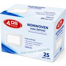 Ds Sağlık Nonwoven Yara Örtüsü 5cm×7,5cm 25'li