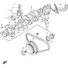 İTHAL Suzuki Jimny 1.3 2004-2016 M13A Vantilatör Kayişi