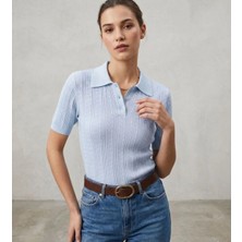 Luxetique Polo Yaka Düğmeli T-Shirt