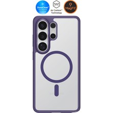 Spigen Galaxy S26 Ultra ile Uyumlu Magnet Kılıf Ultra Hybrid Mag Fit Sararmaya Dayanıklı Mor Şeffaf Kapak - ACS11161 (Spigen TR Garantili)