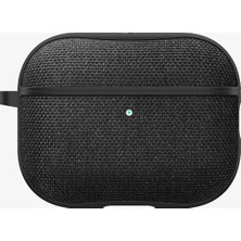 Spigen AirPods Pro 3 ile Uyumlu Kılıf Urban Fit Örgü Kumaş Siyah Kapak - ACS11196 (Spigen TR Garantili)