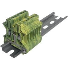 Supu 2.5mm² Vidalı Tek Giriş-Tek Çıkış Geçiş Klemensi ve Aksesuarları